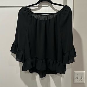 Black Off Shoulder Too XL